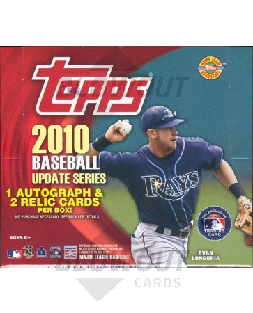 2010 Topps Update Series Baseball Jumbo HTA 6 Box Case