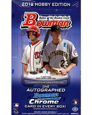 2012 Bowman Baseball Hobby 12 Box Case