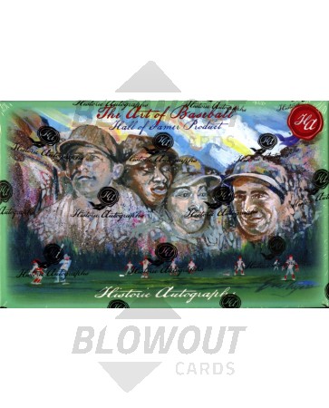 2013 Historic Autographs The Art of Baseball 10 Box Case
