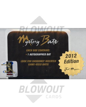 2012 Just Minors Mystery Bats Game Used Baseball Box