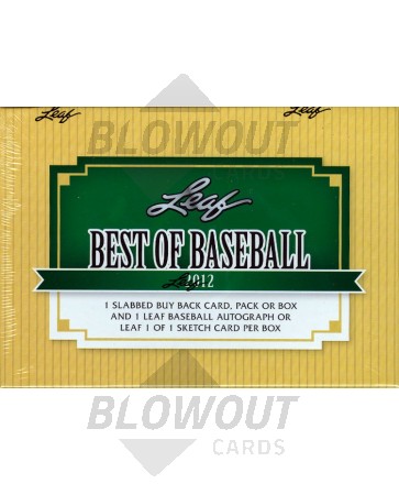 2012 Leaf Best of Baseball Hobby Box