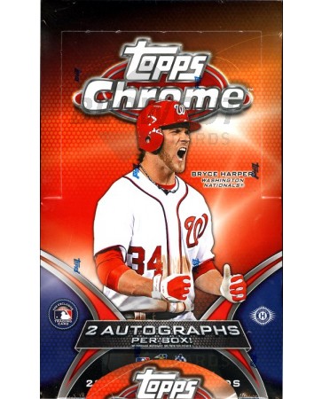 2012 Topps Chrome Baseball Hobby 12 Box Case