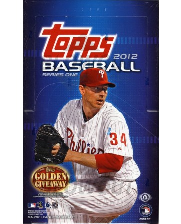 2012 Topps Series 1 Baseball Hobby 12 Box Case