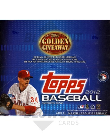 2012 Topps Series 1 Baseball Retail 12 Box Case