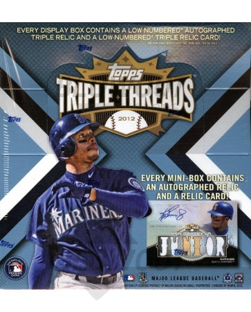 2012 Topps Triple Threads Baseball Hobby Box
