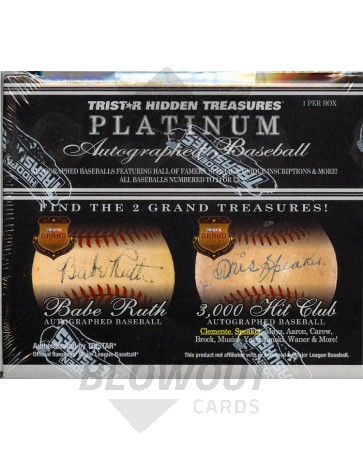 2012 Tristar Autographed Baseball Platinum Edition Box