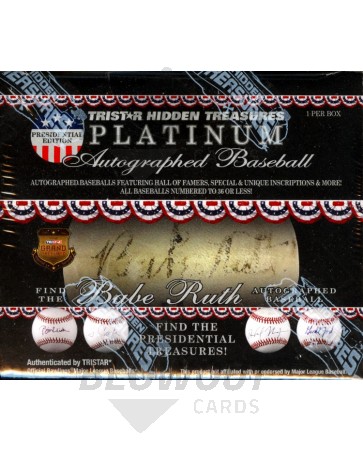 2012 Tristar Auto Baseball Platinum Presidential Ed 12 Box Case