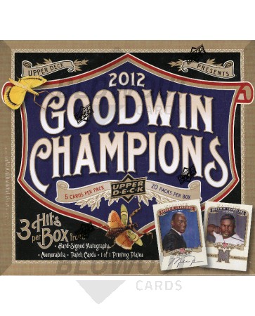 2012 Upper Deck Goodwin Champions Baseball Hobby 16 Box Case