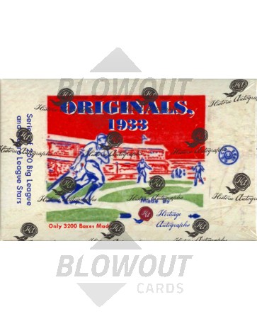 2013 Historic Autographs Originals (1933) Baseball 8 Box Case