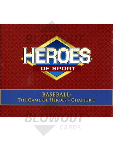 2013 Heroes of Sport The Game of Heroes Ch 1 Baseball 3 Box Case