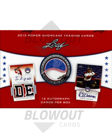 2013 Leaf Power Showcase Baseball Hobby 12 Box Case