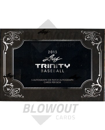 2013 Leaf Trinity Baseball Hobby Box