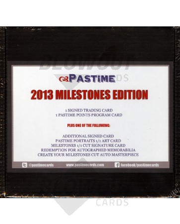 2013 Pastime Collection: Milestones Edition Baseball Box