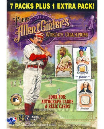 2013 Topps Allen & Ginter Baseball Blaster 16 Box Case