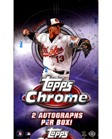 2013 Topps Chrome Baseball Hobby 12 Box Case