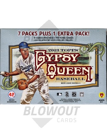 2013 Topps Gypsy Queen Baseball Blaster 16 Box Case