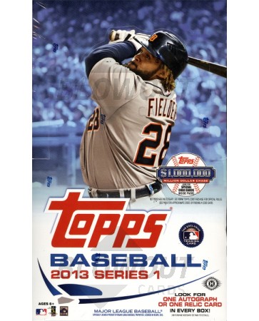 2013 Topps Series 1 Baseball Hobby 12 Box Case