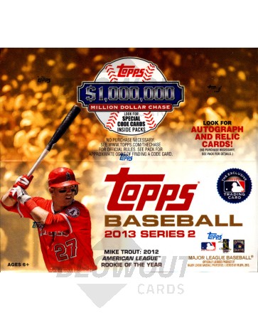 2013 Topps Series 2 Baseball Retail 12 Box Case-Target Exclusive