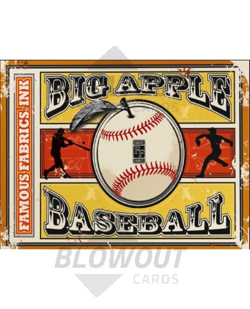 2014 Famous Fabrics Ink - Big Apple Baseball Box
