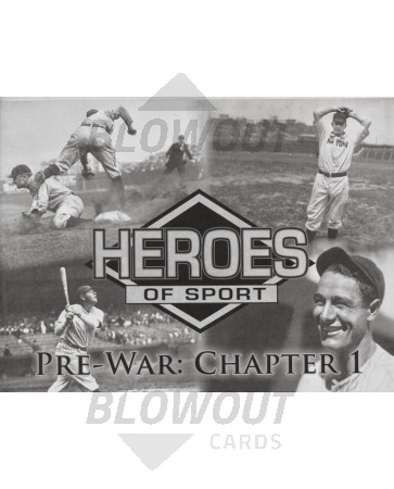 2014 Heroes of Sport: Pre War Chapter 1 Baseball Box