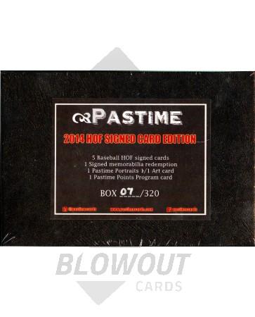 2014 Pastime Collection: HOF Signed Card Ed Baseball Box