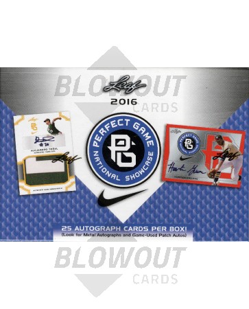 2016 Leaf Perfect Game National Showcase Baseball Box