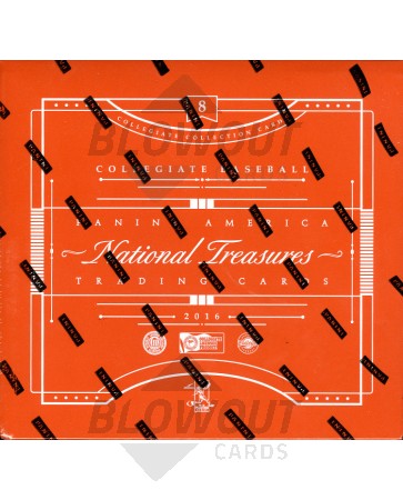 2016 Panini National Treasures College Baseball Hobby Box