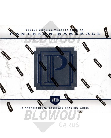 2016 Panini Pantheon Baseball Hobby 4 Box Case