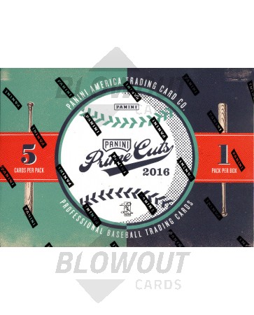2016 Panini Prime Cuts Baseball Hobby Box