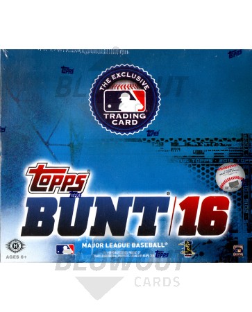 2016 Topps Bunt Baseball Hobby 20 Box Case