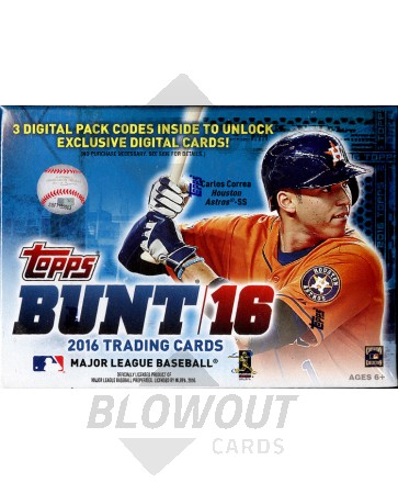 2016 Topps Bunt Baseball Blaster Box