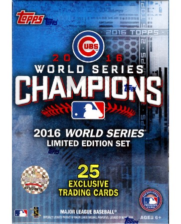 2016 Topps World Series Chicago Cubs Champ Box Set - Box