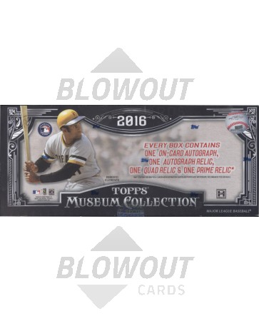 2016 Topps Museum Collection Baseball Hobby 12 Box Case
