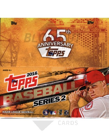2016 Topps Series 2 Baseball Retail Box