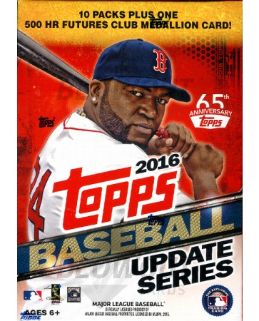 2016 Topps Update Series Baseball Blaster Box