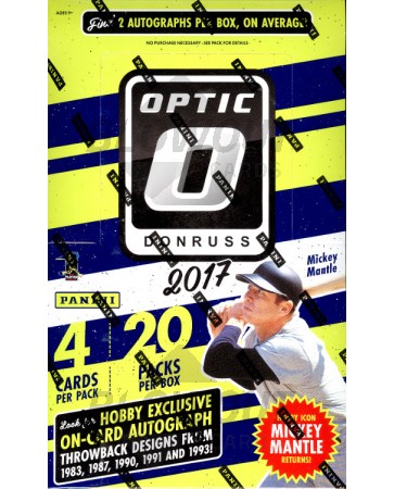 2017 Panini Donruss Optic Baseball Hobby Box