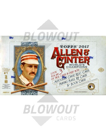 2017 Topps Allen & Ginter Baseball Hobby 12 Box Case