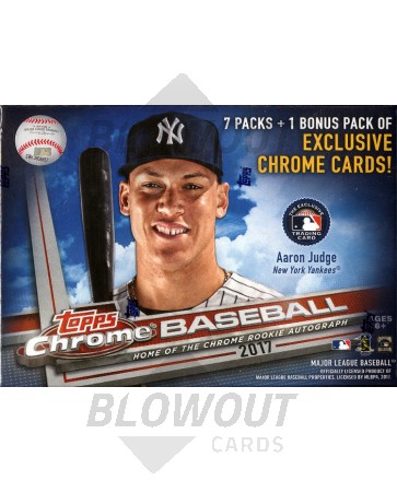 2017 Topps Chrome Baseball Blaster 16 Box Case