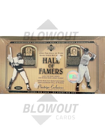2001 Upper Deck Hall of Famers Baseball Hobby Box