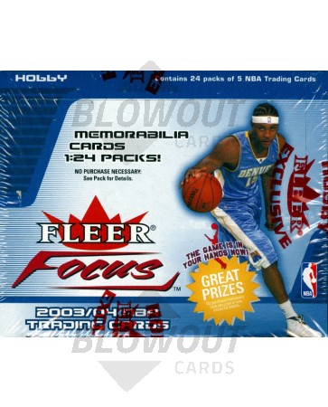 2003/04 Fleer Focus Basketball Hobby Box