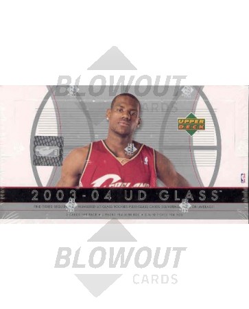 2003/04 Upper Deck Glass Basketball Hobby 12 Box Case