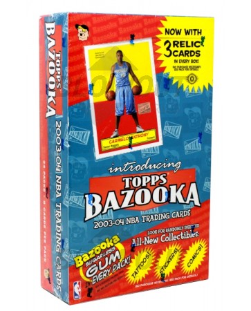 2003/04 Topps Bazooka Basketball Hobby Box