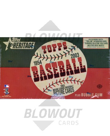 2003 Topps Heritage Baseball Hobby Box