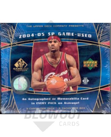 2004/05 Upper Deck SP Game Used Basketball Hobby 12 Box Case