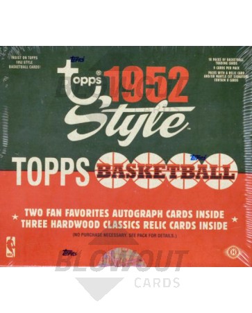 2005/06 Topps Style '52 Basketball Hobby Box