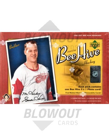 2005/06 Upper Deck Beehive Hockey Hobby 16 Box Case