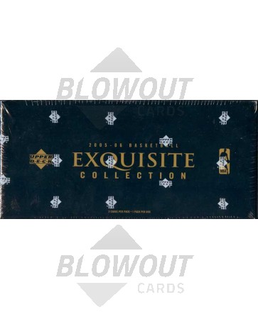 2005/06 Upper Deck Exquisite Basketball Hobby 3 Box Case