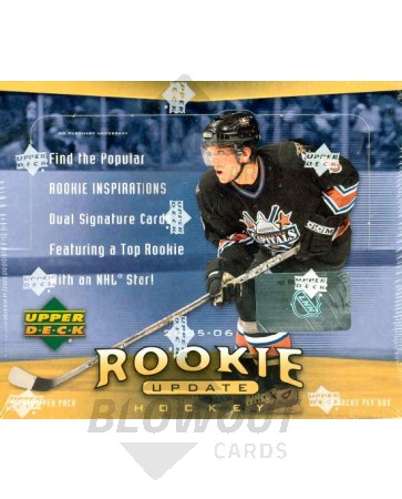 2005/06 Upper Deck Rookie Update Hockey Hobby 12 Box Case