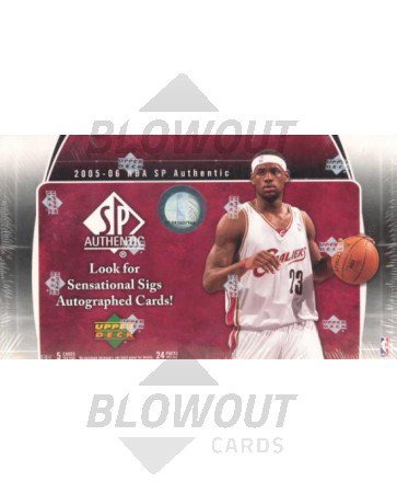 2005/06 Upper Deck SP Authentic Basketball Hobby Box