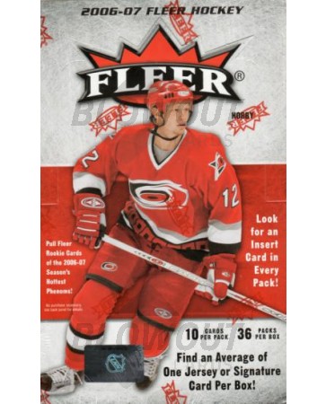 2006/07 Fleer Hockey Hobby 12 Box Case
